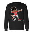 Dabbing Soccer Boy Tunisian Children's Tab Langarmshirts Geschenkideen