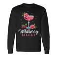 Damen Sommer Cocktail Party Wildberry Lillet Damen Mit-Ausschnitt Langarmshirts Geschenkideen