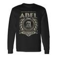 Das Ist Ein Abel Ding Abel Name Langarmshirts Geschenkideen