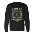 Das Ist Ein Ahmad Ding Ahmad Name Langarmshirts Geschenkideen