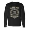 Das Ist Ein Amend Ding Amend Name Langarmshirts Geschenkideen