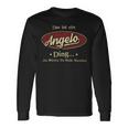 Das Ist Ein Angelo Ding Das Würdest Du Nicht Verstehen Angelo Name Langarmshirts Geschenkideen