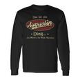 Das Ist Ein Augustin Ding Das Würdest Du Nicht Verstehen Augustin Name Langarmshirts Geschenkideen