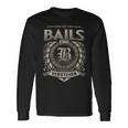 Das Ist Ein Bails Ding Bails Name Langarmshirts Geschenkideen