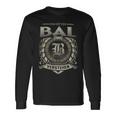 Das Ist Ein Bal Ding Bal Name Langarmshirts Geschenkideen