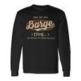 Das Ist Ein Barge Ding Das Würdest Du Nicht Verstehen Barge Name Langarmshirts Geschenkideen