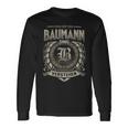 Das Ist Ein Baumann Ding Baumann Name Langarmshirts Geschenkideen