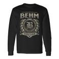 Das Ist Ein Behm Ding Behm Name Langarmshirts Geschenkideen