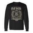 Das Ist Ein Behr Ding Behr Name Langarmshirts Geschenkideen