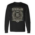 Das Ist Ein Bergmann Ding Bergmann Name Langarmshirts Geschenkideen