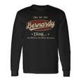 Das Ist Ein Bernardy Ding Das Würdest Du Nicht Verstehen Bernardy Name Langarmshirts Geschenkideen