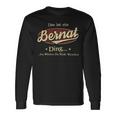 Das Ist Ein Bernat Ding Das Würdest Du Nicht Verstehen Bernat Name Langarmshirts Geschenkideen