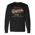 Das Ist Ein Beyerle Ding Das Würdest Du Nicht Verstehen Beyerle Name Langarmshirts Geschenkideen