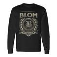 Das Ist Ein Blom Ding Blom Name Langarmshirts Geschenkideen