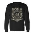 Das Ist Ein Boehm Ding Boehm Name Langarmshirts Geschenkideen