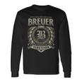 Das Ist Ein Breuer Ding Breuer Name Langarmshirts Geschenkideen