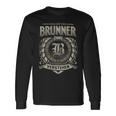 Das Ist Ein Brunner Ding Brunner Name Langarmshirts Geschenkideen