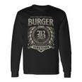 Das Ist Ein Burger Ding Burger Name Langarmshirts Geschenkideen