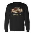 Das Ist Ein Butler Ding Das Würdest Du Nicht Verstehen Butler Name Langarmshirts Geschenkideen