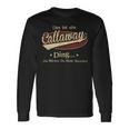 Das Ist Ein Callaway Ding Das Würdest Du Nicht Verstehen Callaway Name Langarmshirts Geschenkideen