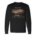 Das Ist Ein Castillo Ding Das Würdest Du Nicht Verstehen Castillo Name Langarmshirts Geschenkideen