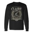 Das Ist Ein Claire Ding Claire Name Langarmshirts Geschenkideen