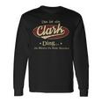 Das Ist Ein Clark Ding Das Würdest Du Nicht Verstehen Clark Name Langarmshirts Geschenkideen