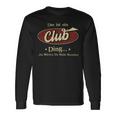 Das Ist Ein Club Ding Das Würdest Du Nicht Verstehen Club Name Langarmshirts Geschenkideen