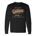 Das Ist Ein Collins Ding Das Würdest Du Nicht Verstehen Collins Name Langarmshirts Geschenkideen