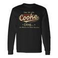 Das Ist Ein Cooke Ding Das Würdest Du Nicht Verstehen Cooke Name Langarmshirts Geschenkideen