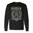 Das Ist Ein Dudek Ding Dudek Name Langarmshirts Geschenkideen