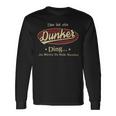 Das Ist Ein Dunker Ding Das Würdest Du Nicht Verstehen Dunker Name Langarmshirts Geschenkideen