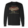 Das Ist Ein Edmonds Ding Das Würdest Du Nicht Verstehen Edmonds Name Langarmshirts Geschenkideen