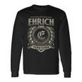 Das Ist Ein Ehrich Ding Ehrich Name Langarmshirts Geschenkideen