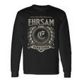 Das Ist Ein Ehrsam Ding Ehrsam Name Langarmshirts Geschenkideen