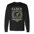 Das Ist Ein Faber Ding Faber Name Langarmshirts Geschenkideen