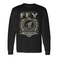 Das Ist Ein Fey Ding Fey Name Langarmshirts Geschenkideen