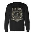 Das Ist Ein Fiebig Ding Fiebig Name Langarmshirts Geschenkideen