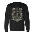 Das Ist Ein Fiedler Ding Fiedler Name Langarmshirts Geschenkideen