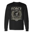 Das Ist Ein Force Ding Force Name Langarmshirts Geschenkideen