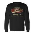 Das Ist Ein Frias Ding Das Würdest Du Nicht Verstehen Frias Name Langarmshirts Geschenkideen