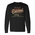 Das Ist Ein Frickel Ding Das Würdest Du Nicht Verstehen Frickel Name Langarmshirts Geschenkideen