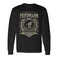 Das Ist Ein Friedmann Ding Friedmann Name Langarmshirts Geschenkideen