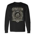 Das Ist Ein Gebelein Ding Gebelein Name Langarmshirts Geschenkideen