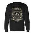 Das Ist Ein Gehrig Ding Gehrig Name Langarmshirts Geschenkideen