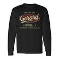 Das Ist Ein Gerard Ding Das Würdest Du Nicht Verstehen Gerard Name Langarmshirts Geschenkideen