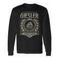 Das Ist Ein Giesler Ding Giesler Name Langarmshirts Geschenkideen