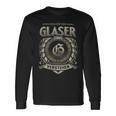 Das Ist Ein Glaser Ding Glaser Name Langarmshirts Geschenkideen