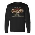 Das Ist Ein Glover Ding Das Würdest Du Nicht Verstehen Glover Name Langarmshirts Geschenkideen