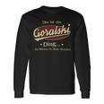 Das Ist Ein Goralski Ding Das Würdest Du Nicht Verstehen Goralski Name Langarmshirts Geschenkideen